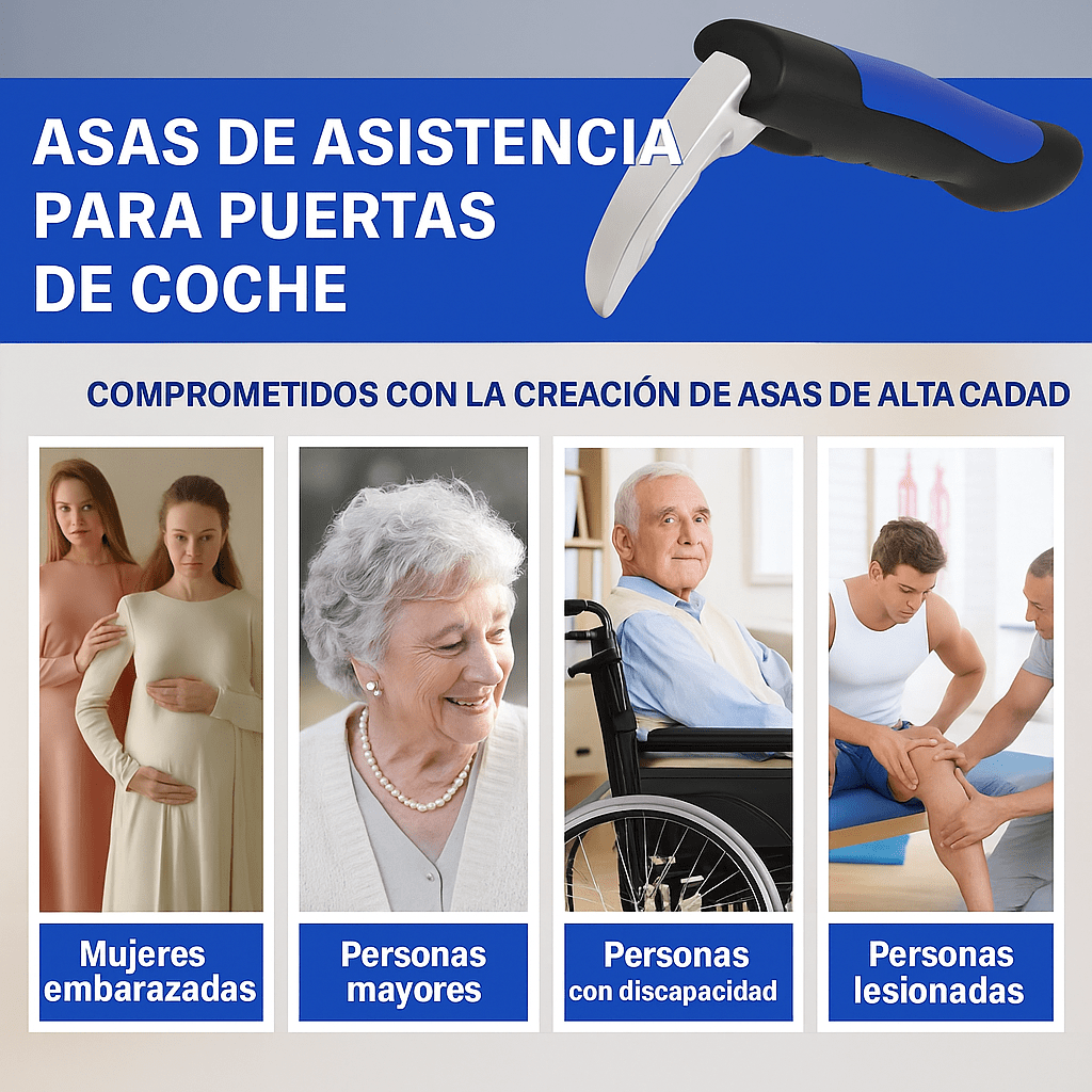 LevantaFácil™ - Manija de Ayuda para Coche